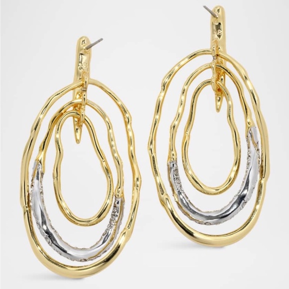 Alexis Bittar Solanales Crystal Pavé Mobile Post Earrings - Picture 3 of 6